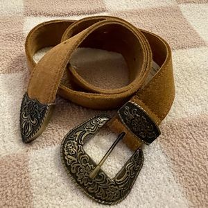 Free People Black Rock Western Belt